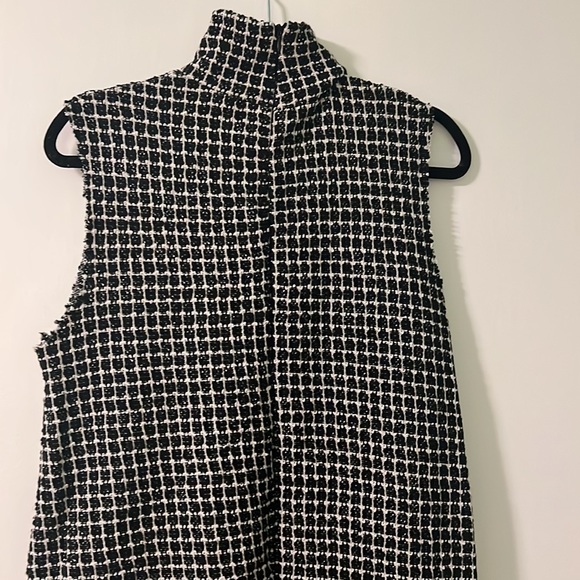 Zara boucle mock neck midi dress NWT L - Picture 7 of 8